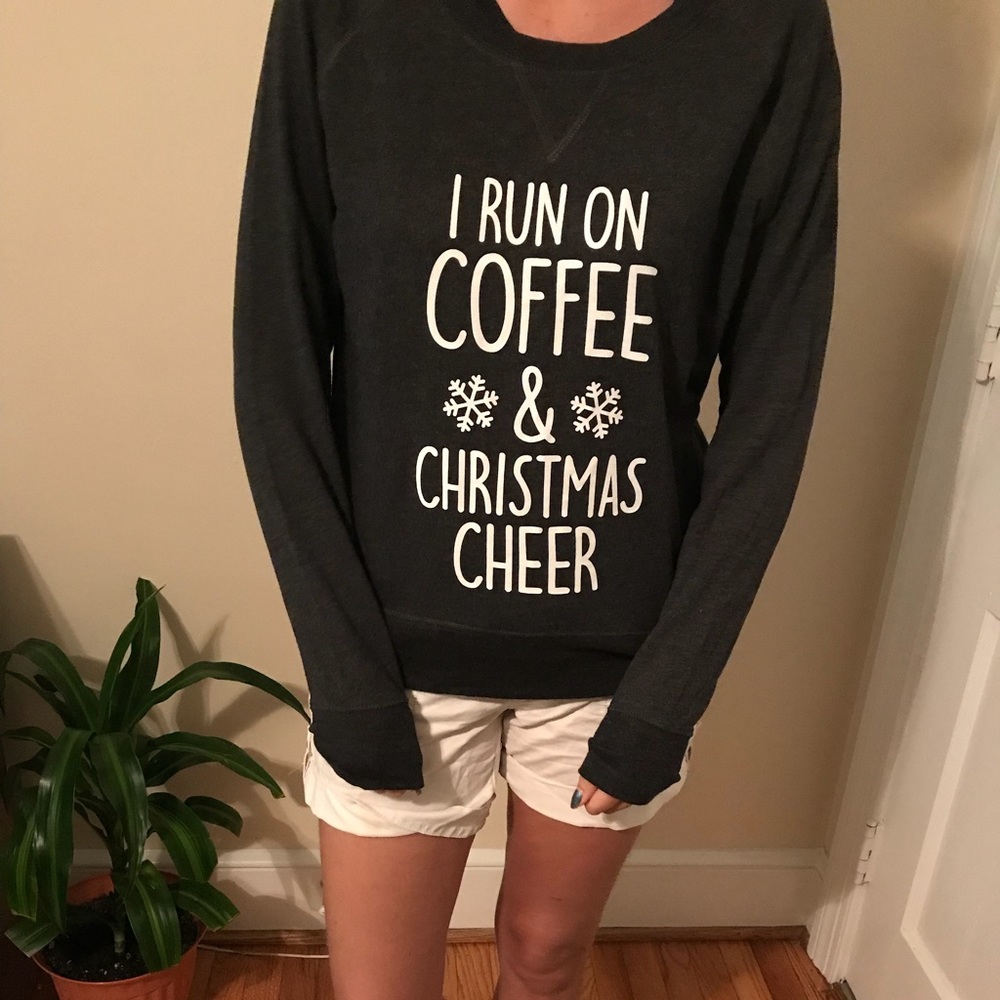 I Run on Coffee and Christmas Cheer shirt
